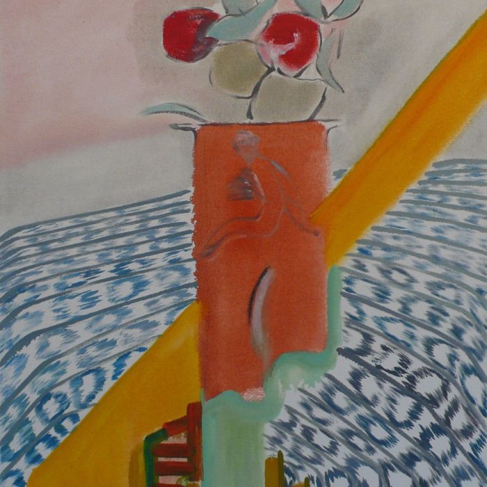 <p>Vase IV</p>

<p>70x 90 cm, &Ouml;l auf Leinwand</p>

<p>2012</p>
