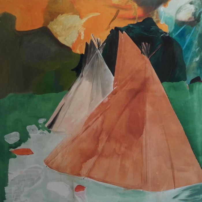 <p>Tipi</p>

<p>190 x 200 cm; &Ouml;l und Tusche auf Leinwand</p>

<p>2017 - 2020</p>
