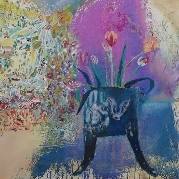 <p>blaue Vase</p>

<p>50 x 70 cm, &Ouml;l auf Leinwand</p>

<p>2021</p>

