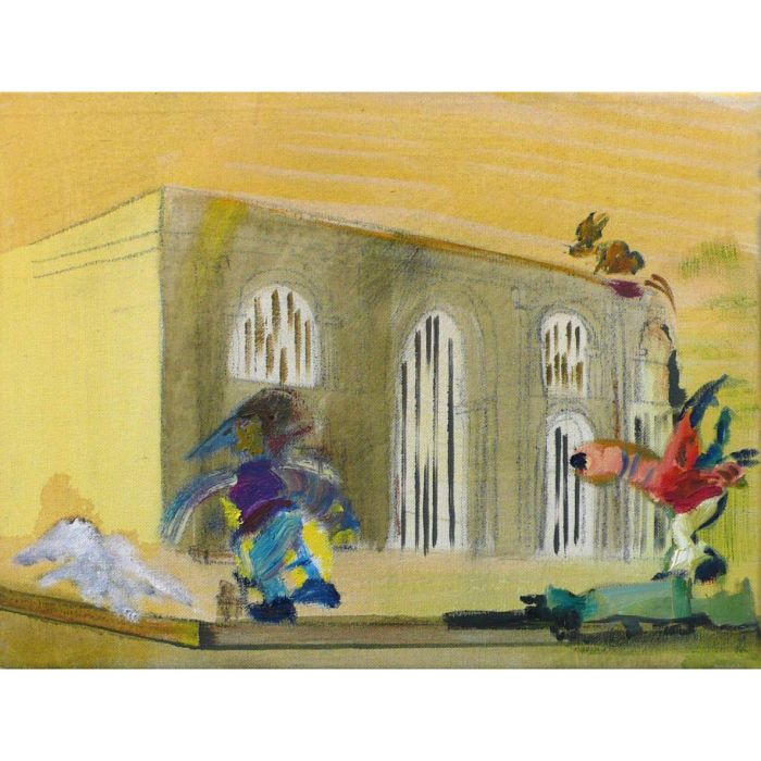 <p>catch me</p>

<p>30 x 40 cm, &Ouml;l und Tusche auf Leinwand</p>

<p>2015</p>
