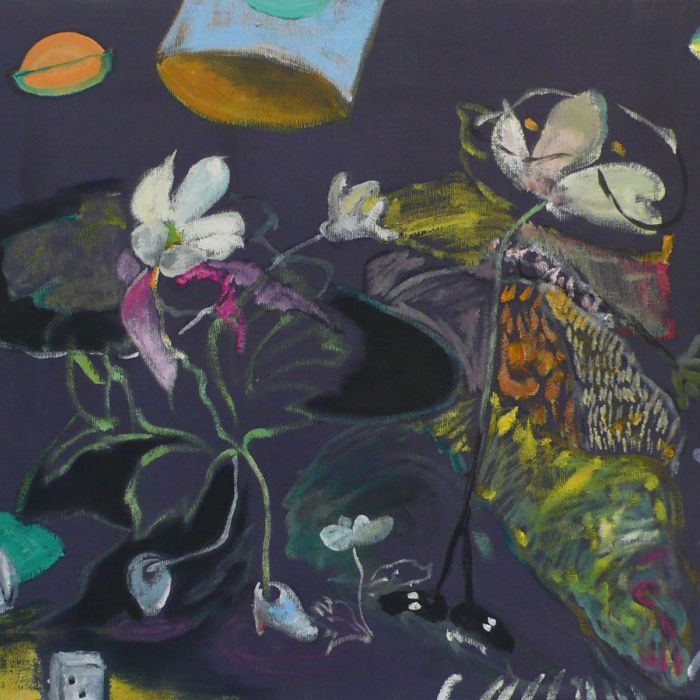 <p>Blumenspiel</p>

<p>28 x 32 cm, &Ouml;l auf Leinwand</p>

<p>2014</p>
